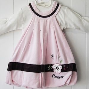 BRAND NEW! Baby Girl Dress with Flowers